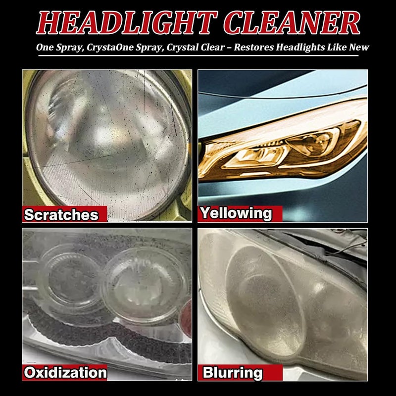 POLIXEL Headlight Cleaner Spray Headlight Restoration Removes Haze, Oxidation & Yellowing in Minutes Restores Clarity to Foggy & Yellow Headlamp Works on Car, Truck, Motorcycle - 4oz/120ml - Image 5